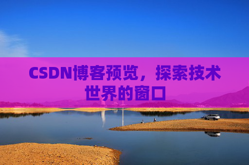 CSDN博客预览,探索技术世界的窗口